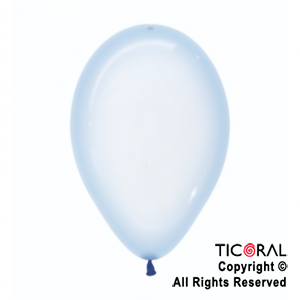 GLOBO SEMPERTEX R5 CRISTAL PASTEL 339 AZUL x 50